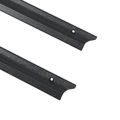 G-PLUS Door Sill Scuff Plate Protector Pair Set LH & RH Sides Compatible with 1992-2011 Ford Ranger F57Z1013208A Black - size: 92-11 Ford Ranger