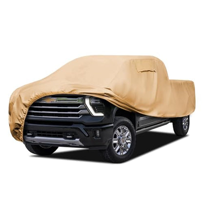 Heavy Duty Outdoor Car Cover Custom Fit for 2018-2026 Chevy Silverado,Windproof All Weather Waterproof Sun Rain UV Dust Snow Protection Outdoor Car Covers - size: Custom Fit Chevy Silverado