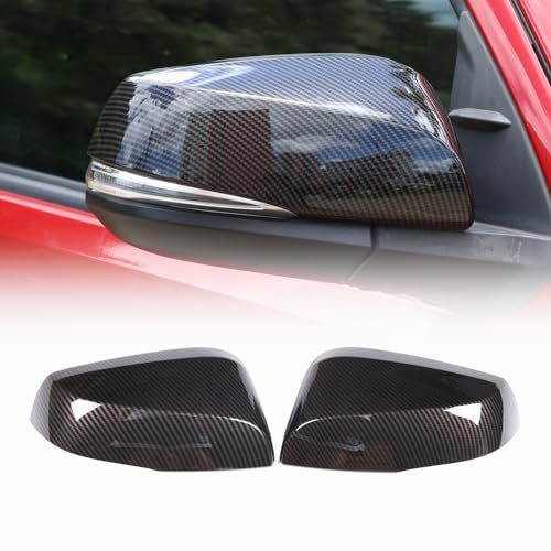 Auto Door Rearview Mirror Protective Trim Cap Compatible with Toyota Wildlander 2020-2022, Side View Mirror Cover Door Side Moulding Trim Accessories (carbon fiber pattern)