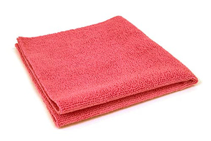 Autofiber [Mr. Everything] Premium Paintwork and Coating Leveling Towel (16"x16") 10 Pack (Red) - color: Red