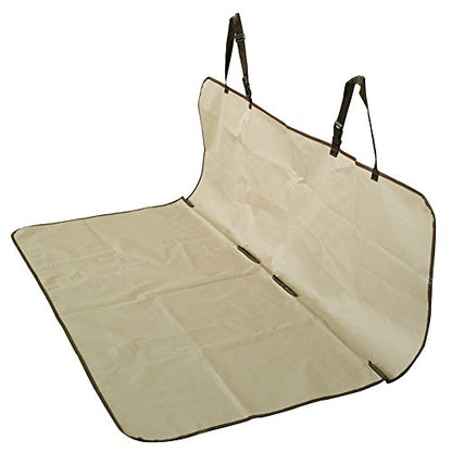 PetSafe Happy Ride Waterproof Bench Seat Cover for Dogs and Pets - Fits Cars, Trucks and SUVs - Waterproof Area Protection - Tan - color: Tan, style: Bench