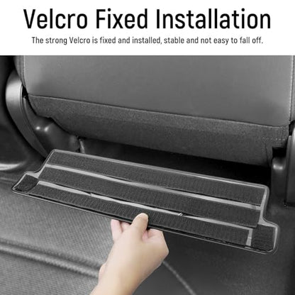 2PCS Back Seat Cover Compatible with Honda 2017-2022 CRV Accessories Stainless Steel Material Velcro Install Car Kick Mats Seat Back Protectors