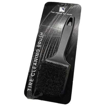 Thor Tire Scrub Brush – Heavy-Duty Tire Cleaning Brush for Detailing, Deep-Clean Bristles for Removing Dirt & Road Grime, Ergonomic Grip, Professional Car Care Tool