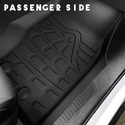KARPAL Floor Mats for 2021-2025 2026 Jeep Grand Cherokee L (6-Seater w/o 2nd Row Center Armrest), All Weather TPE Custom Fit Floor Liners Car Mats Accessories, Cargo Liner & Backrest Mats - style: 2021-2026 | For Jeep Grand Cherokee L (6-Seat) | Full Set