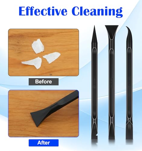 9 Pcs Car Crevice Cleaning Tool, Non-Scratch Carbon Fiber Plastic Car Detailing Picks, Auto Detailing Equipment for Small Narrow Gaps and Interior Cleaning