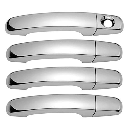 Quality Accessories Chrome Plated Handle Covers Compatible with Chevrolet Equinox/HHR/Malibu/Traverse GMC Acadia/Terrain Saturn Aura/Outlook