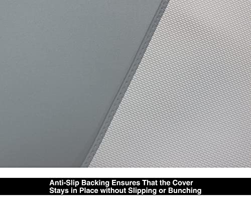 VSHIELD Waterproof Neoprene Car Seat Cover, Sweatproof Non-Slip Seat Protector, Universal Fit for Front Bucket or Rear Bench Seat of Cars, SUVs, Vans, Trucks, Compatible with Airbags and Armrests - color: Gray