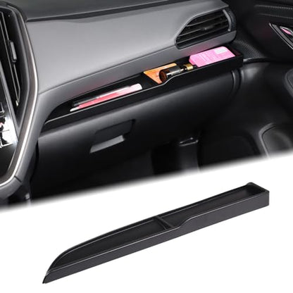 Aunginsy Passenger Dashboard Organizer Tray Compatible with Subaru Crosstrek 2024-2026 & WRX 2022-2026, Center Console Dashboard Table Tray Passenger Co-Pilot Side Storage Box Tray ABS Accessories