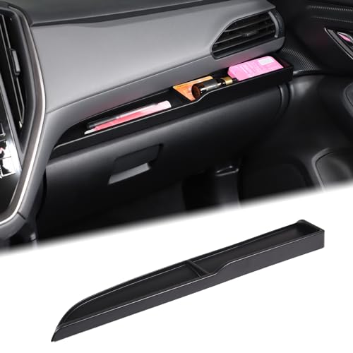 Aunginsy Passenger Dashboard Organizer Tray Compatible with Subaru Crosstrek 2024-2026 & WRX 2022-2026, Center Console Dashboard Table Tray Passenger Co-Pilot Side Storage Box Tray ABS Accessories