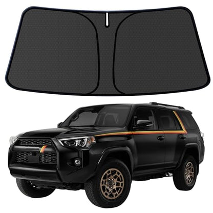 4Runner Customized Windshield Sun Shade for 2010-2025 2026 4Runner Front Window Sunshade Visor Protector Foldable Blocks UV Rays Keep Car Cooler Accessories - size: For 4Runner 2010-2026