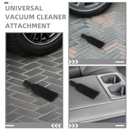 SEWACC 3pcs Universal Flat Vacuum Cleaner Nozzle Attachments for Car Detailing, Vacuum Head Accessory Kit for Home and Vehicle Use