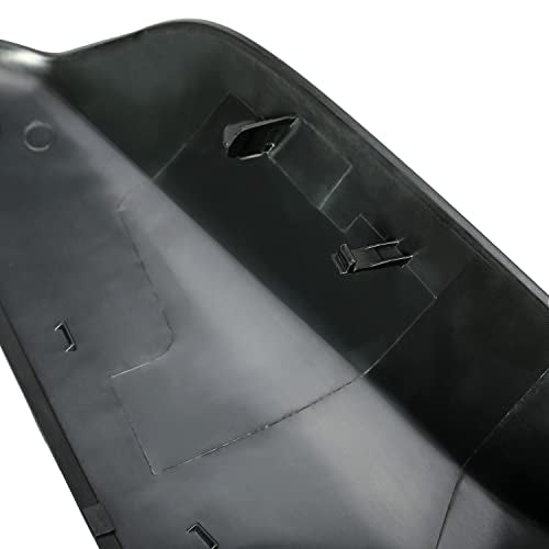 HECASA Mirror Cover Compatible with 2016-2022 Chevy Chevrolet Malibu Replacement for 84026841 Black Plastic Driver Side - size: Driver Side