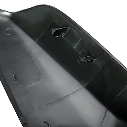 HECASA Mirror Cover Compatible with 2016-2022 Chevy Chevrolet Malibu Replacement for 84026841 Black Plastic Driver Side - size: Driver Side