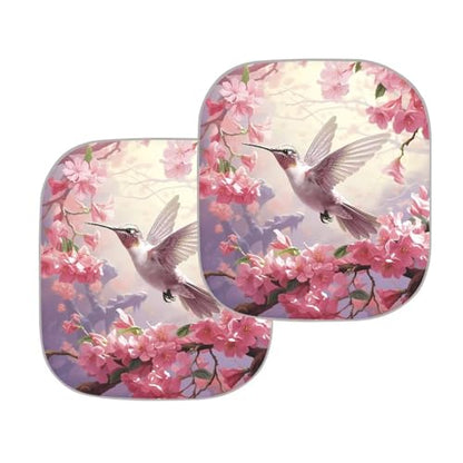 AFPANQZ 3D Hummingbird UV Protection Foldable Windshield Washable Sun Shades Universal Fit for Car Auto Sedan Truck SUVs Travel Outdoor Packing - color: 3D Hummingbird