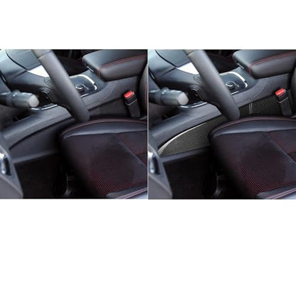 NVCNX Real Premium Carbon Fiber Accessories for Dodge Durango 2011-2020 2012 2013 2014 2015 2016 2017 2018 2019 Car Center Console Side Panel Cover Interior Trim Sticker Decal 4PCs - color: 2011-2020 Center Console Side Panel Trim