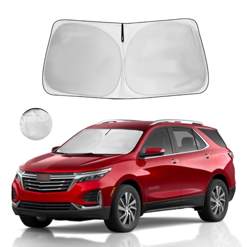 Windshield Sun Shade for Chevrolet Equinox 2018 2019 2020 2021 2022 2023 2024 Accessories Fit Chevy Window Sunshade Sun Visor Windshield Cover, 4 Layers UV Protector Car Accessories Shield Shade - size: G1. for Chevy Equinox 2018-2024