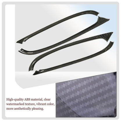 MUXEE Window Switch Panel Cover Trim for Chevrolet Malibu 2016-2024 Carbon Fiber Window Control Button Trim Sport Interior Trim Full Set - color: carbon fiber