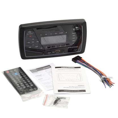 RV Stereo Receiver Touch Screen with AM/FM/AUX/USB/BT & 3-Zone Control
