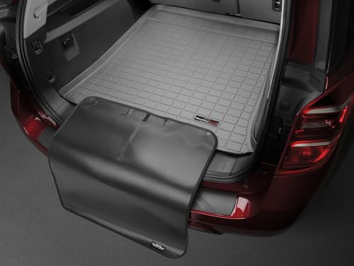 WeatherTech Cargo Trunk Liner with Bumper Protector for Mercedes AMG GLS 63, GLS-Class, AMG GLS 63 SUV - Behind 2nd Row w/Bumper Protector (421329SK), Grey - color: Grey