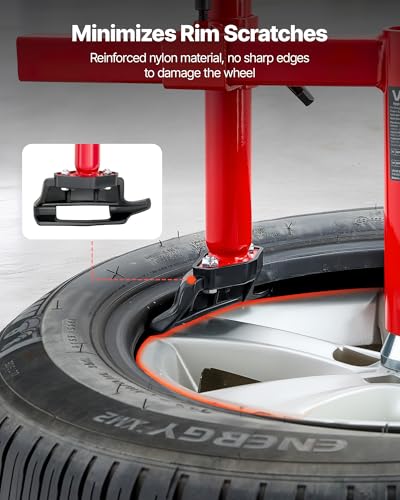 VEVOR Manual Tire Changer Duck Head Kit with Silver Cone, Fit for 16"-21" Wheels, Heavy Duty Manual Tire Changer Duck Head Adapter Kit, Mounting and Demounting Tool for Most Cars, SUVs, Trucks, ATVs - style: Duck Head