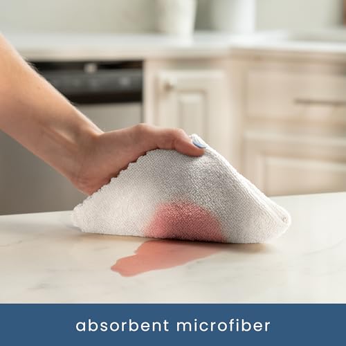 S&T INC. Microfiber Cleaning Cloths with Box, Two 50pk Boxes, Bulk Towels for Home, Reusable Microfiber Towels for Cars, Cleaning Rags, White, 190gsm, 11.8 Inches x 11.8 Inches - color: White 2 Box