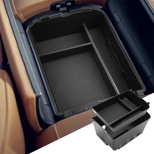 SHAOHAO 2 Pcs for 2026 Hyundai Palisade Center Console Organizer for 2026 Hyundai Palisade Accessories Console Tray Double Space 2026 Palisade LX3 Middle Console Armrest Stoage Box (Only for 7-Seat) - color: 2 Pcs - 2026 Palisade Center