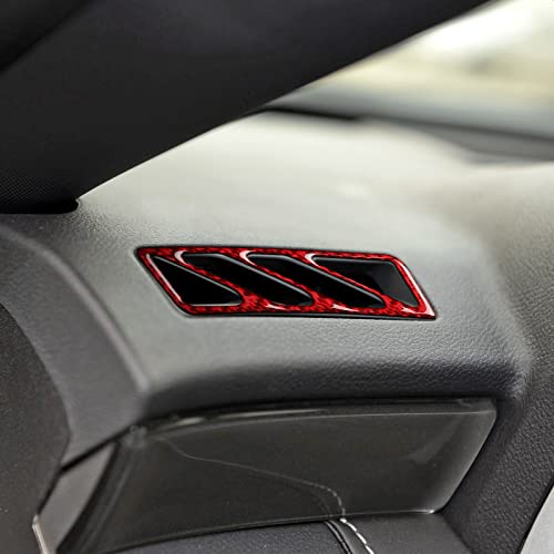 Car Side Vent Outlet Sticker Carbon Fiber Decla Interior Trim Accessories for Chevrolet Camaro 2010 2011 2012 2013 2014 2015 - color: Side Vent Outlet