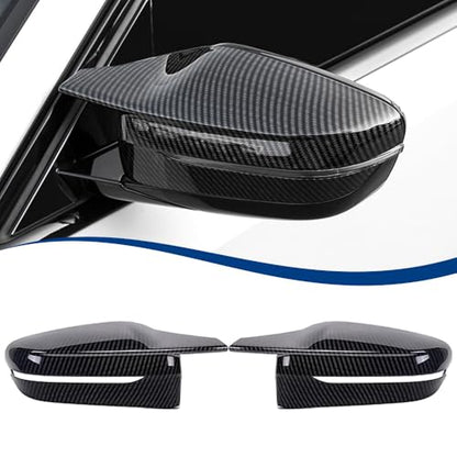 Side Mirror Cover Compatible with G20 G21 G30 G31 G32 GT G11 G12 G14 G15 G16 (Carbon Fiber Pattern, G20 G30 G32 G11) - color: Carbon Fiber Pattern, size: G20 G30 G32 G11