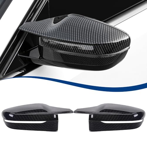 Side Mirror Cover Compatible with G20 G21 G30 G31 G32 GT G11 G12 G14 G15 G16 (Carbon Fiber Pattern, G20 G30 G32 G11) - color: Carbon Fiber Pattern, size: G20 G30 G32 G11