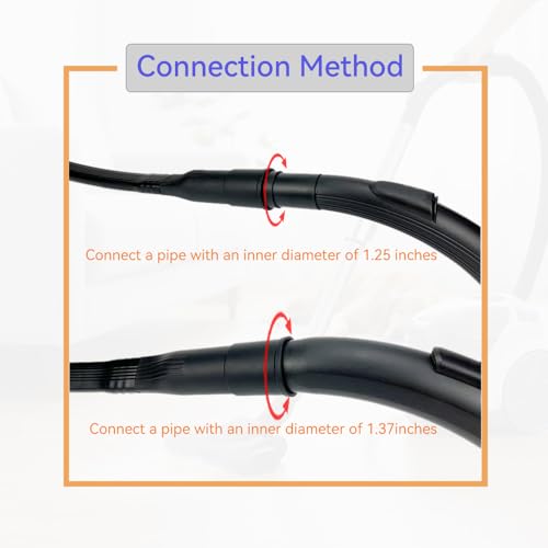 25" Flexible Vacuum Crevice Tool Attachment for 1-1/4" (32mm) & 1-3/8" (35mm) Hoses Universal Fit Vacuum Accessories