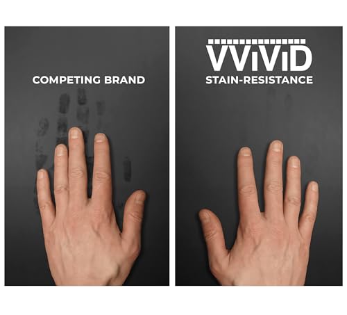 VViViD+ Ultra Matte Deep Black Vinyl Car Wrap Roll with Nano Air Release (50ft x 5ft) - size: 50ft x 5ft