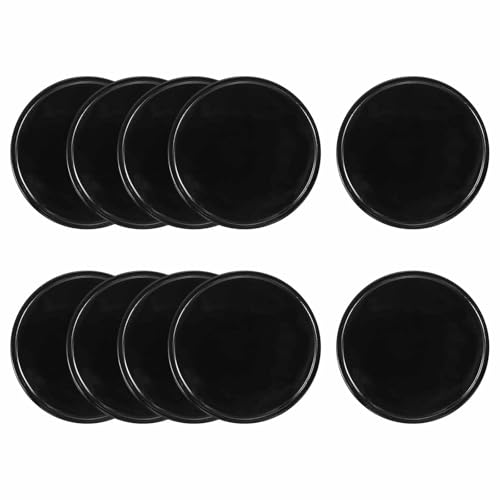 10 Pcs Round Anti-Slip Mat, 3.62" Diameter Phone Grip Pad Non-Slip Silicone Mat Anti-Skid Holder for Phone Keys Sunglasses Electronic Devices, Black - color: Black, size: 3.62"