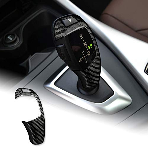 AIRSPEED Carbon Fiber Car Gear Shift Knob Cover Interior Trim for BMW F20 F21 F22 F23 F30 F34 F35 F10 F11 F07 F18 F15 F16 F01 X3 X4 Accessories - style: Style B