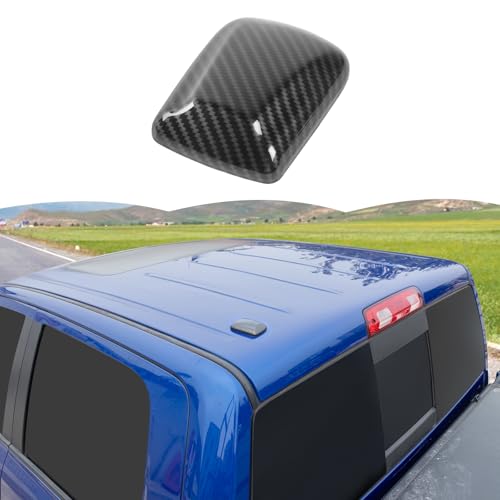 RT-TCZ Roof Antenna Cover Trim Decoration Exterior Accessories for Dodge Challenger 2009-2024,for Dodge Charger 2010-2024,for Dodge Ram 2010-2015 (Carbon Fiber) - color: Carbon Fiber