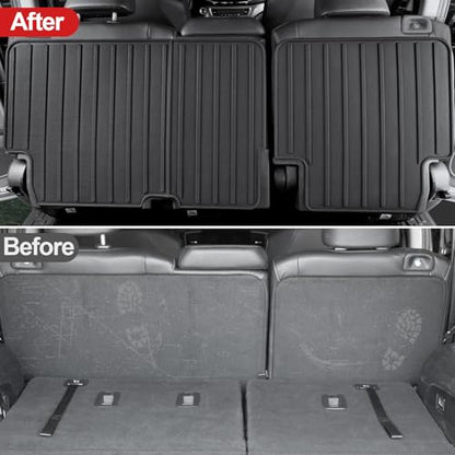 Kick Mats for 2016-2022 Honda Pilot 8 Passengers (No Elite Models) Car Mat Accessories, 2nd Kick Mats for 2022 Honda Pilot Accessories - size: for 2016-2022 Honda Pilot Kick Mats