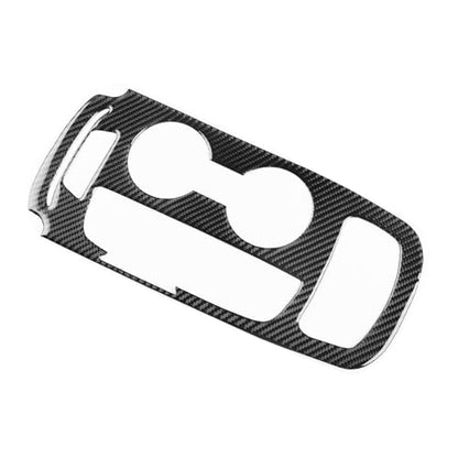 Black Carbon Fiber Compatible with Chevrolet/Chevy Malibu 2016 2017 2018 2019 2020 2021 2022 2023 2024 2025 Accessories Car Gear Frame Cover Gear Shift Box Cover Interior Trim Decal -B - color: Gear Shift Panel -B