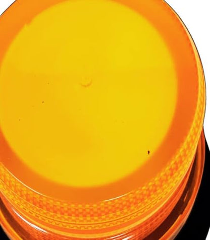 24 LED Amber Forklift Beacon Strobe Light Safety Warning Flashing Lights Magnetic Base Surface Screw Mount 12V-24V Mower ATV Tow Trucks Tractor Golf Carts UTV Cars Bus Construction Emergency Vehicle - size: 1x Amber