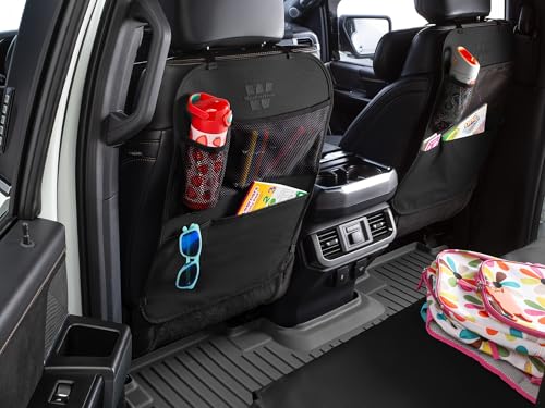 WeatherTech Seat Back Protector - Universal Kick Mat and Organizer for The Back of Your Seat - Black - color: Black