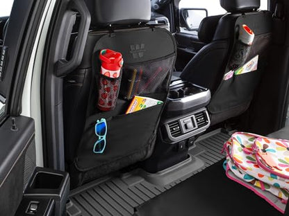 WeatherTech Seat Back Protector - Universal Kick Mat and Organizer for The Back of Your Seat - Black - color: Black