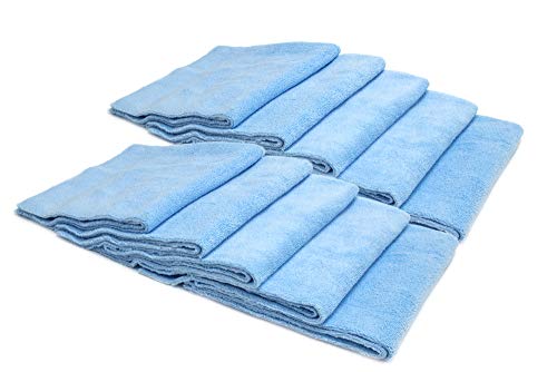 Autofiber [Mr. Everything] Premium Paintwork and Coating Leveling Towel (16"x16") 10 Pack (Blue) - color: Blue