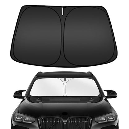 ARISMOTOR Windshield Sun Shade for BMW X3 2018-2025 2026, Custom Fit Foldable Front Window Sunshade Sun Visor Protector, Block UV Rays Keep Your Car Cooler - size: for BMW X3 2018-2026