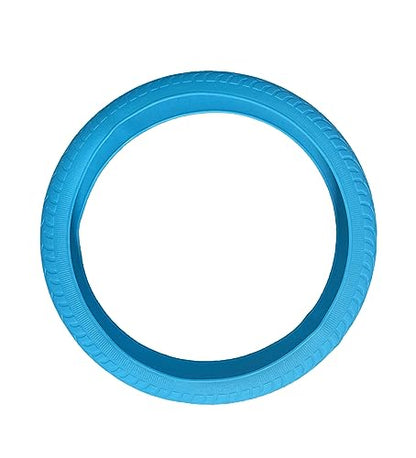 Universal Blue Steering Wheel Cover：13.5 to 15 Inches Stretchable Silicone Anti Skid Steering Wheel Protector Fit for Most Car Models Including Round D Shape or Special Shape - color: Blue