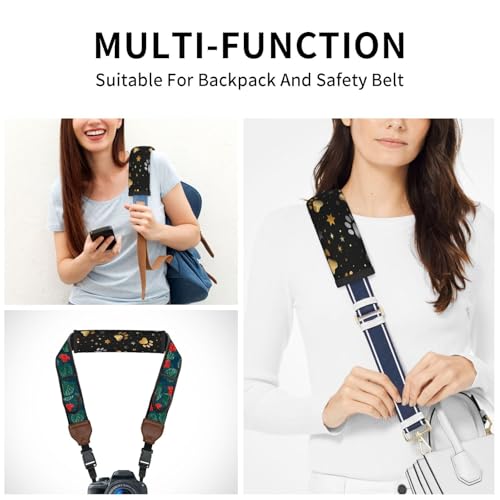 Seat Belt Cover Pad Golden Grey Dog Paw Print Soft Safety Car Automotive Seat Belt Pads Cushion Shoulder Strap Covers for Cars or Bags, 2 Pcs - color: Golden Grey Dog Paw Print