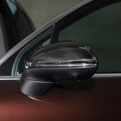 Rearview Mirror Cover Cap Compatible with Porsche Cayenne 2018-2022, Side Car Mirror Caps Automotive Exterior Accessories