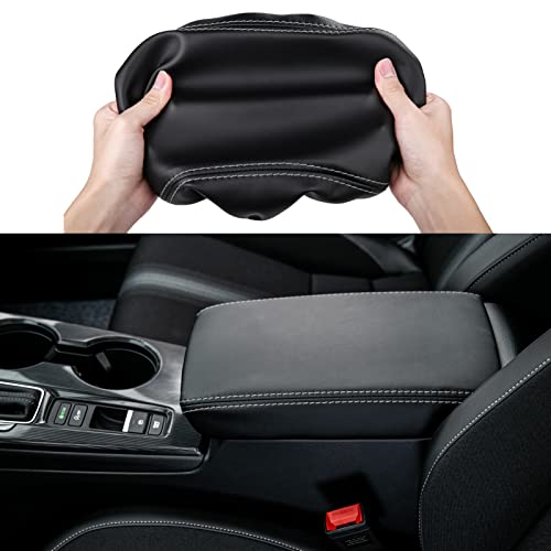 CKE Compatible with Honda Civic 2026 2025 2024 2023 2022 with CVT Car Center Console Armrest Cover Armrest Storage Box Lids Seat Cover Protector -Black (Gray line) - color: Black (Gray Line)