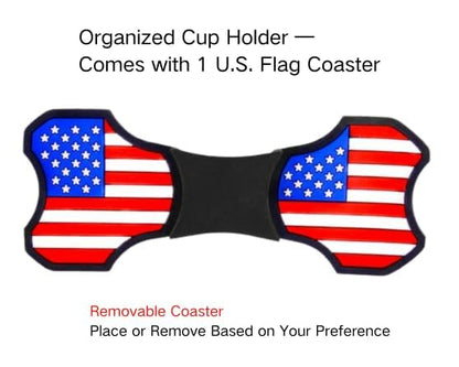 Center Console Organizer with Cup Holder Insert for 2018-2023 Jeep Wrangler JL Gladiator JT 2020-2025, Non-Slip Silicone Center Console Tray