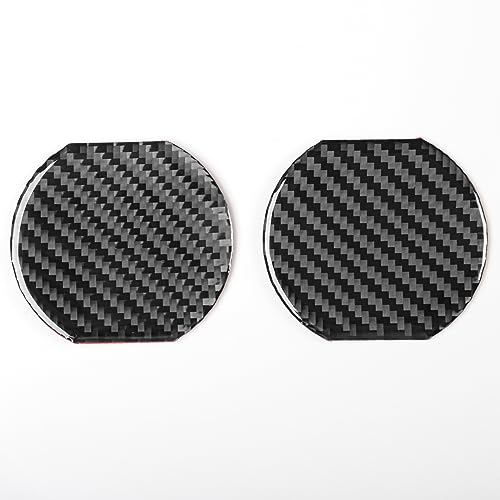 NVCNX Real Premium Carbon Fiber Car Dashboard Sides Air Vent Outlet Cover Compatible with Toyota RAV4 2013 2014 2015 2016 2017 2018 Interior Dash Trim Accessories Black - color: Dashboard Sides Air Vent