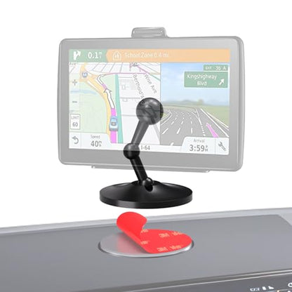 for Garmin GPS Mount,Upgrade Aluminium Magnetism Dashboard Mount，17mm Ball Holder, Compatible with Garmin Nuvi, RV, Dezl, Drive, Drivesmart, Driveassist