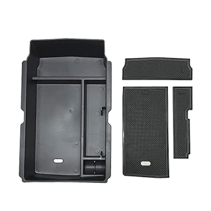 Center Console Organizer Compatible with Honda CRV CR-V 2026-2023 Car Accessories for 2023+ CR-V Hybrid, ABS Plastic, Black ABS Insert Tray Storage Box Glove Pallet - size: for CR-V 2023-2026
