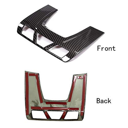 ABS Carbon Fiber Color Car Inner Front Reading Light Lamp Panel Cover Trim Auto Interior Roof Lamp Panel Cover For BMW 1 2 3 4 Series X1 X2 X5 X6 F30 F22 F34 F36 F48 F47 F15 F16 (Panel frame)
